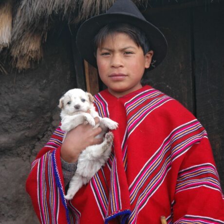 Inty fait son marché en Equateur